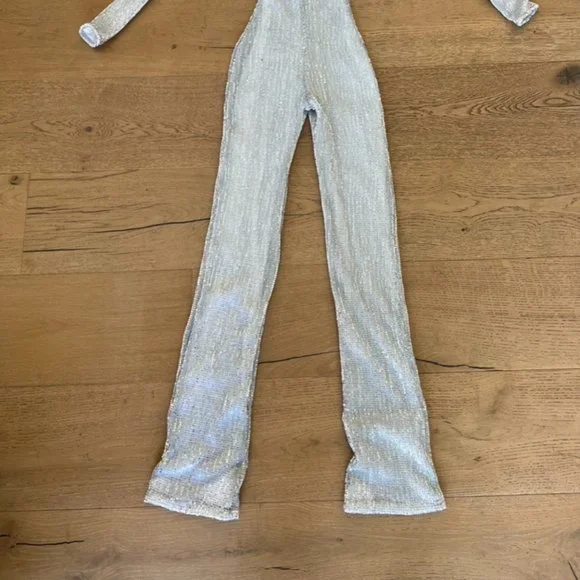 Femme silver jumpsuit - Picture 5 of 6